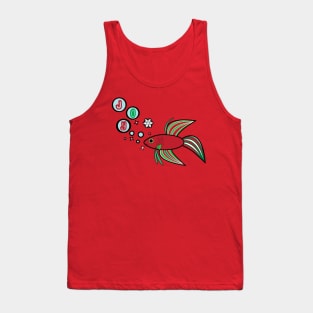 Christmas Betta Fish: JOY Tank Top